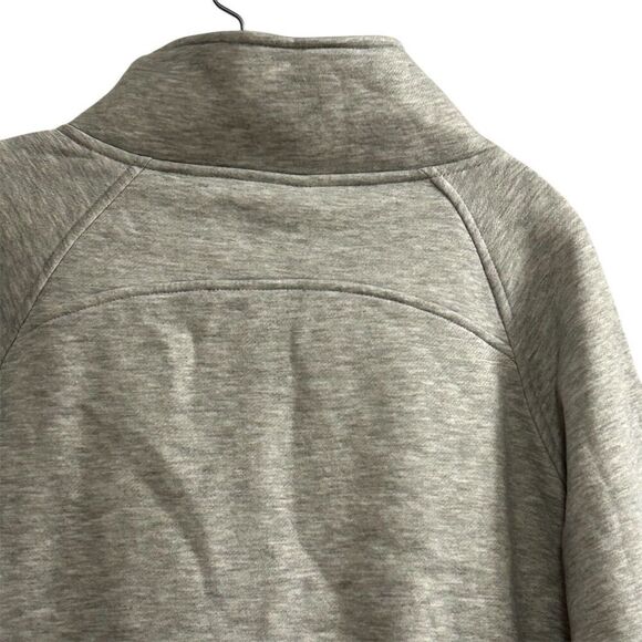 Unbranded Women's M Gray Half Zip Pullover Sweatshirt Kangaroo Pocket - Picture 11 of 13